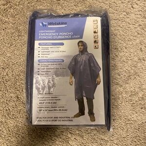 🌞3 for $15 Wetskins Lightweight Emergency Poncho